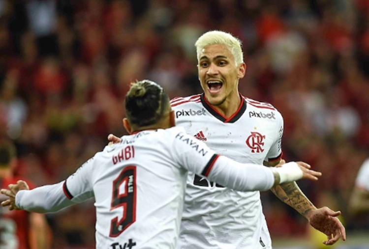 Pedro e Gabigol do Flamengo