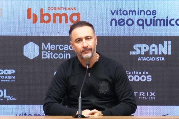 Vítor Pereira lamenta empate do Corinthians contra o São Paulo