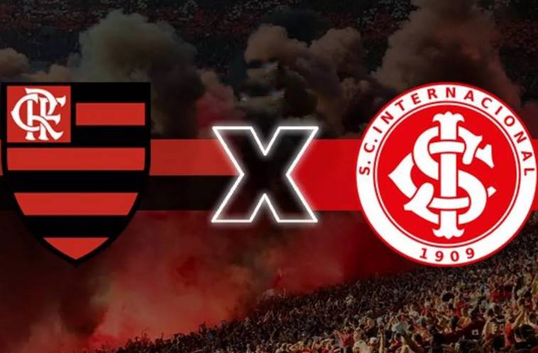 Flamengo e Internacional se enfrentam nesta quarta pelo Brasileirão