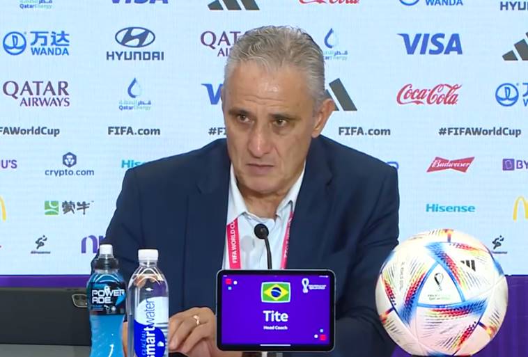 Tite explica entrada de Rodrygo contra a Suíça e desabafa: “jogo muito difícil”
